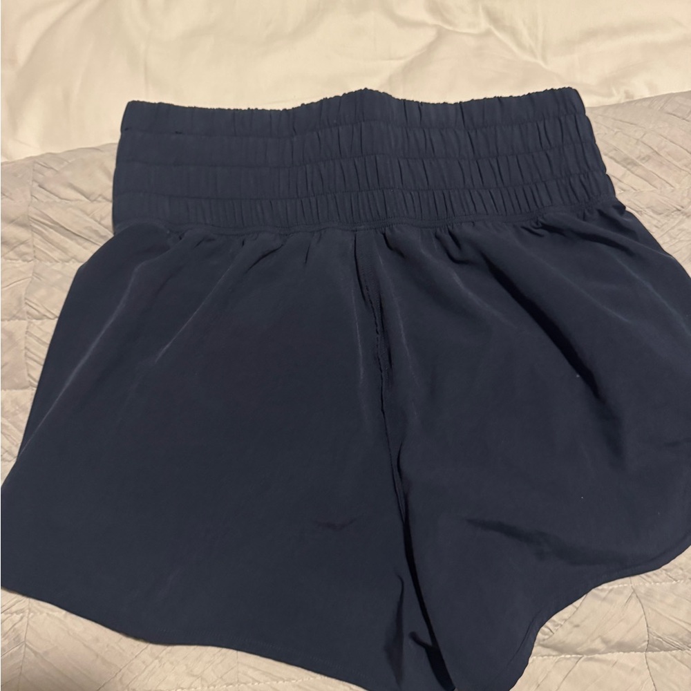 Abercrombie & Fitch YPB Navy Athletic Shorts Lightweight Moisture-Wicking